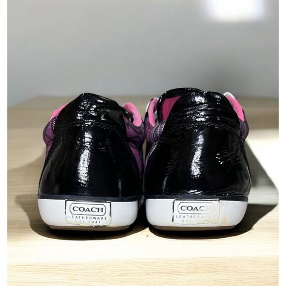 Y2K Coach A1070 Barrett Signature Plaid Low Top Sneaker Size 8.5B - Picture 4 of 8